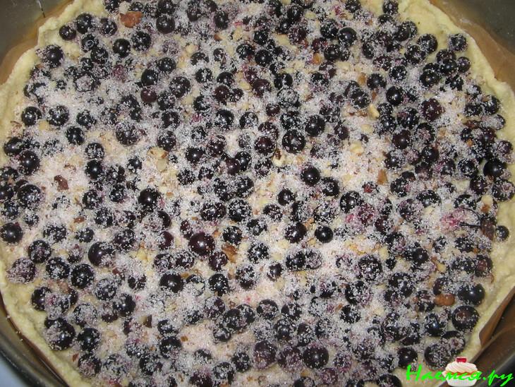 Торт-пирог со смородиной 