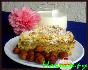 Пирог орехово-яблочный-слойный (100% вариант)