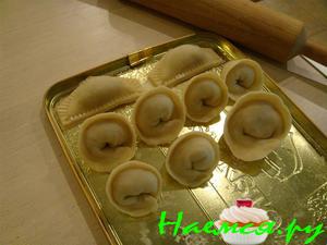 Пельмени с мясом и картошкой