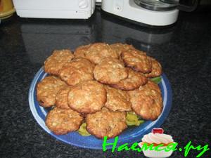 Овсяное печенье с зелеными яблоками