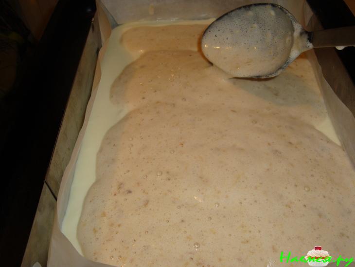 Творожный пирог - рулет