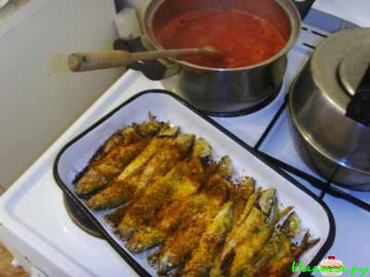 Ставрида черноморская - вкусная, одетая в кукурузное пальто