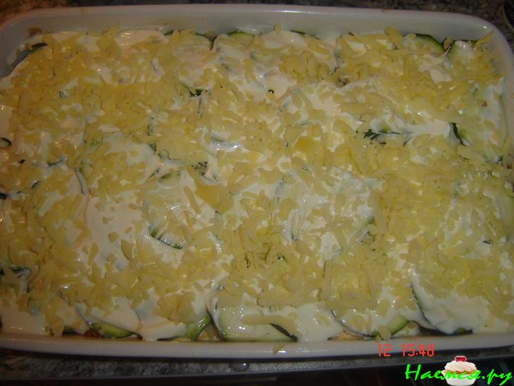 Запеканка «Цуккини-мозайка»