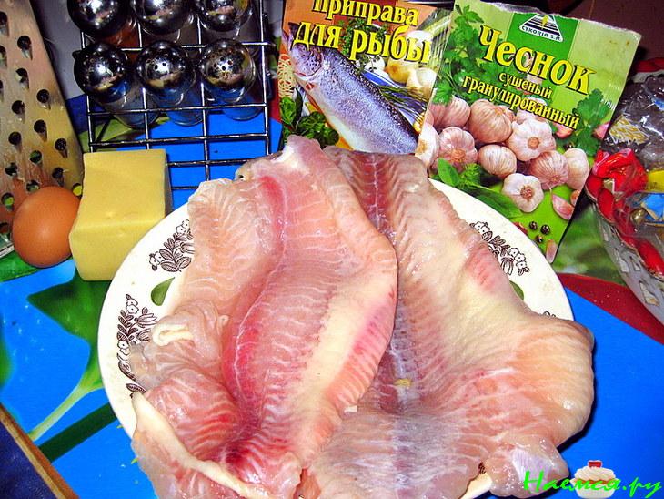 Филе морского языка в шубке Филе морского языка в шубке