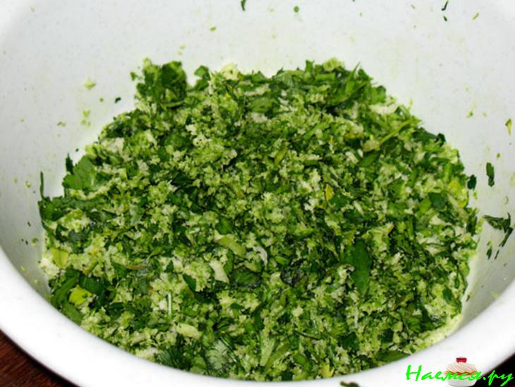 Тарт с креветками и помидорами черри