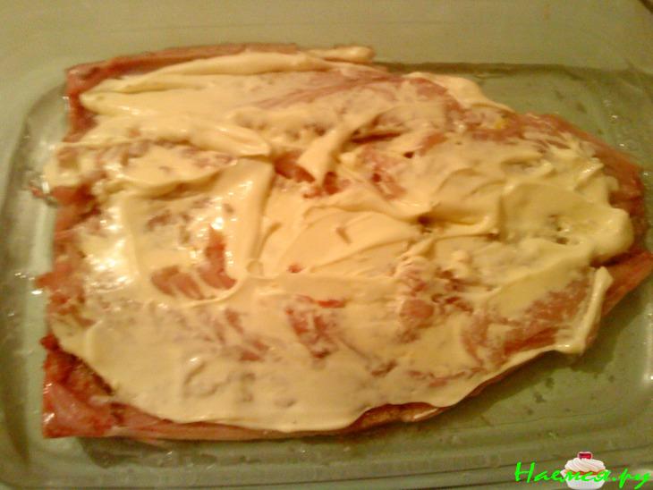 Скумбрия свежемороженая запечённая с грибами Скумбрия свежемороженая запечённая с грибами