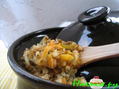 Гречка с морковью и луком!