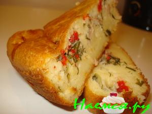 Пирог с тунцом и паприкой