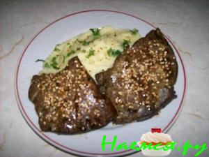 Печень грилированная по-японски