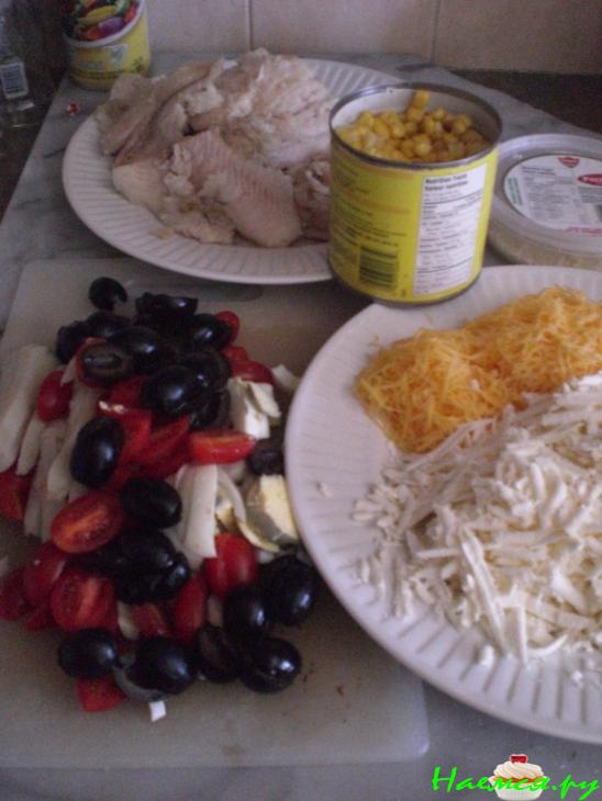 Многослойный рыбный рулет из теста "Фило"