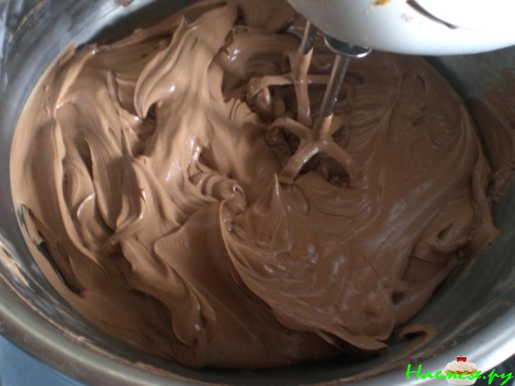 Апельсинно-лимонно-миндальный торт(без муки, жира и сахара) с творожно-шоколадным муссом