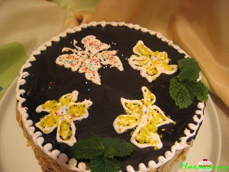 Торт Маково-клубничный