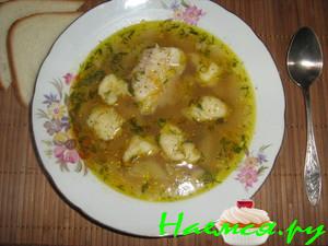 Супчик рыбный с клецками