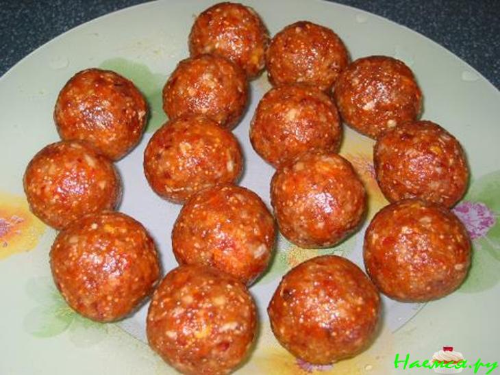 Конфеты из сухофруктов