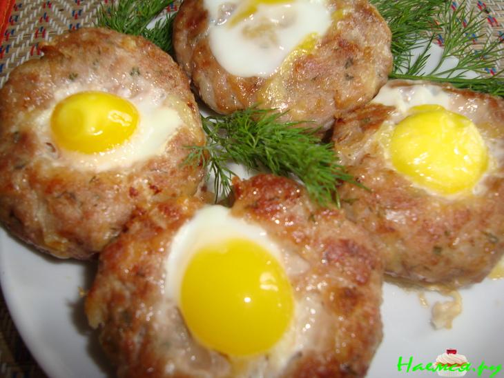 Котлетки "Павлиний глаз"