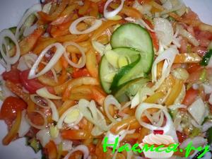 Салат "Поцелуй лета"