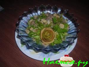 Пикантный салат из говядины