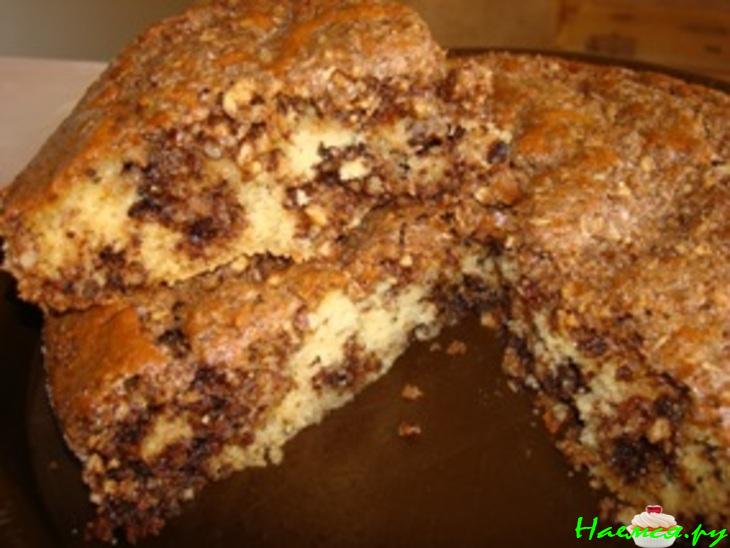 Сметанно-ореховый пирог