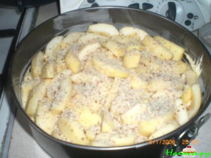 Песочный яблочный пирог