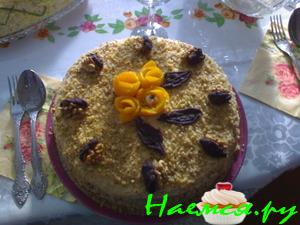 Торт бисквитный "Наслаждение" (с виски)