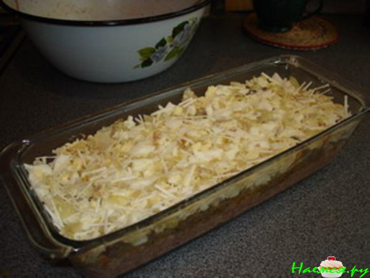 Мясная запеканка "С сюрпризом!"