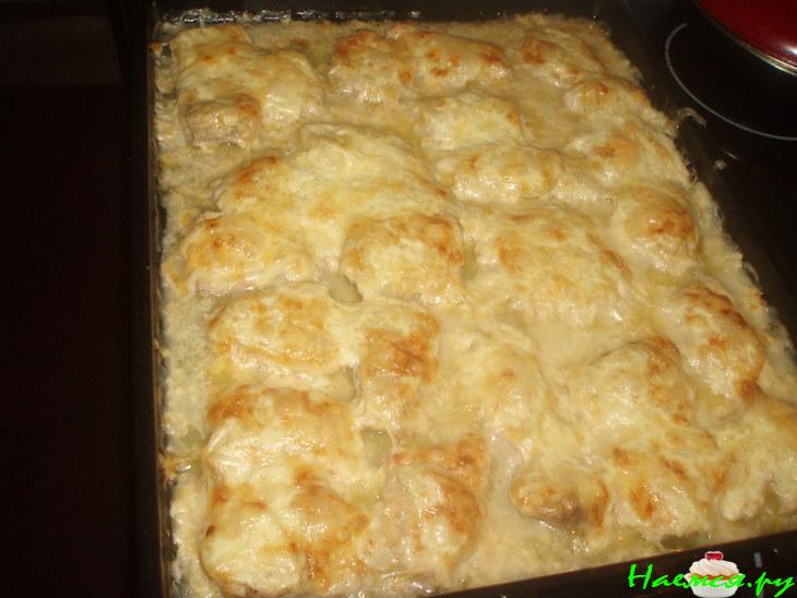 Картофельное пюре с чесноком