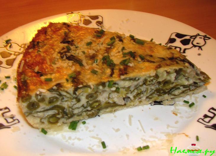 Сырно-овощной торт