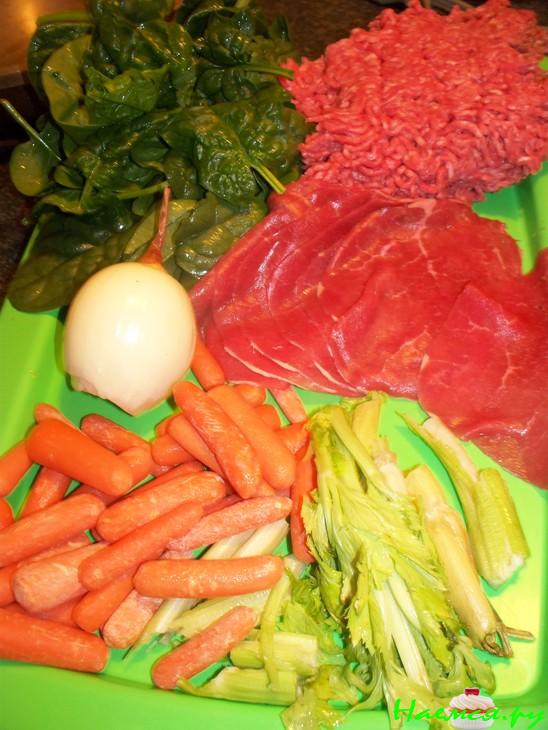 Мини рулетики из говядины 