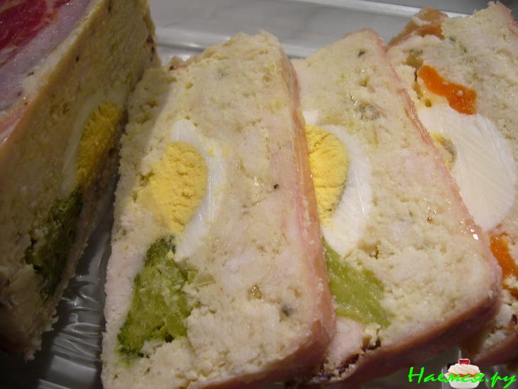 Рыбно-овощной террин