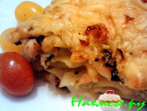 Бюджетный пирог с курицей (или почти бюджетный))