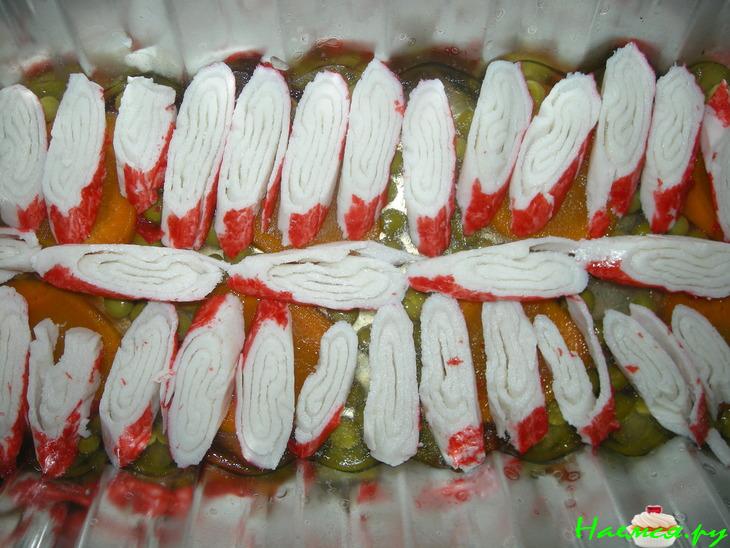 Рыбное заливное с томатным соком