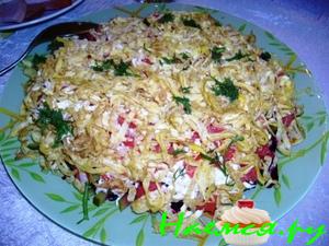 Салат слоеный "Калейдоскоп" Салат слоеный "Калейдоскоп"