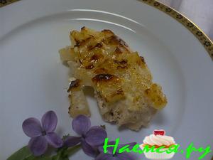 Курица с ананасами с майонезом
