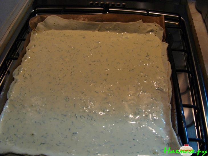 Творожная пицца