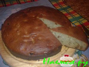 Бананово-яблочная шарлотка