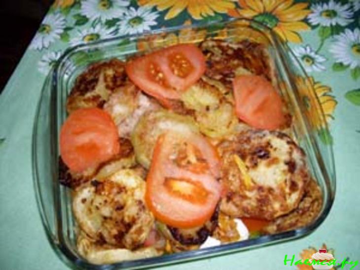 Курица с кабачками