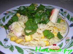 Морской плов