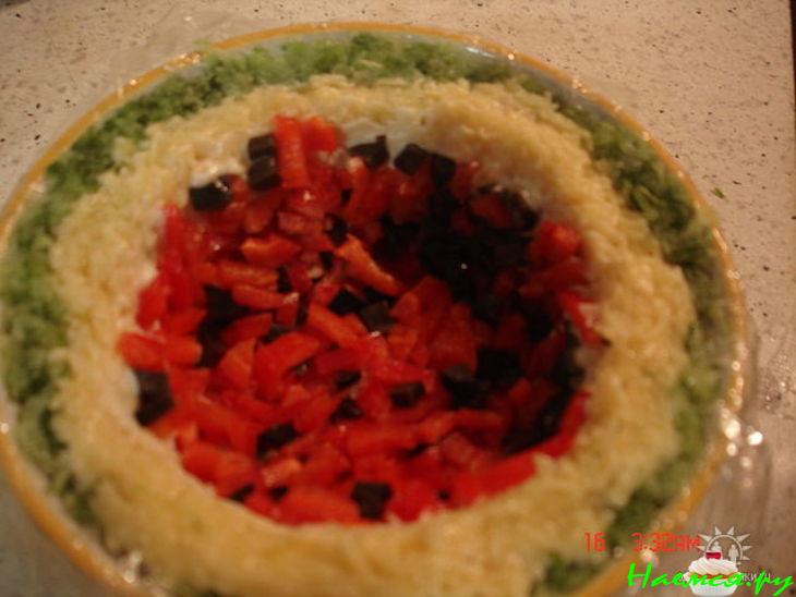 Салат "Арбуз"