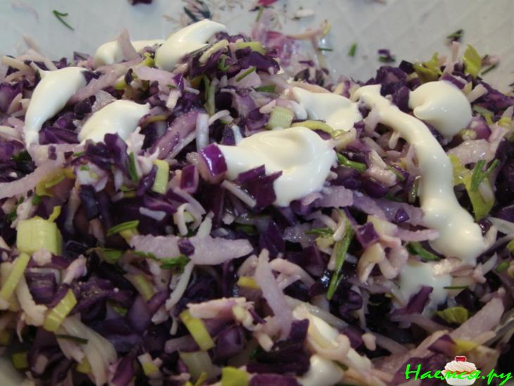 Вкусненький салат Вкусненький салат