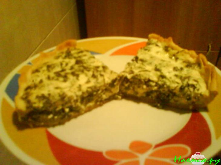 Киш со шпинатом