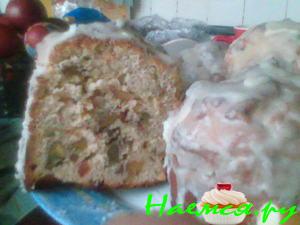 Кулич с помадкой