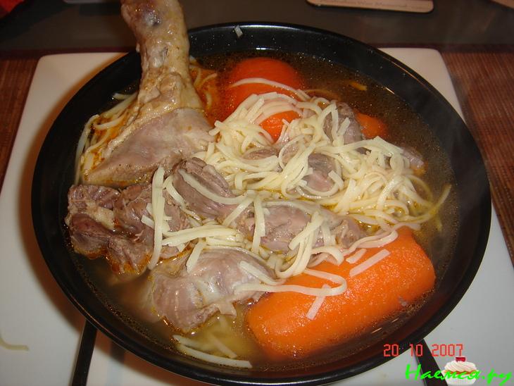 Куриный бульон (с потрохами)