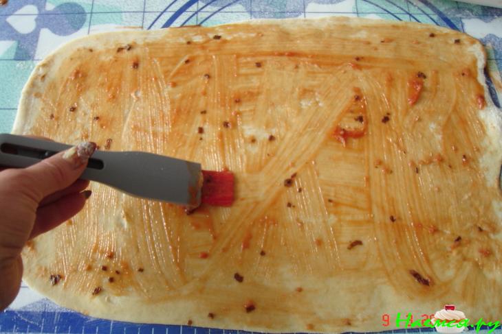 Батон с начинкой