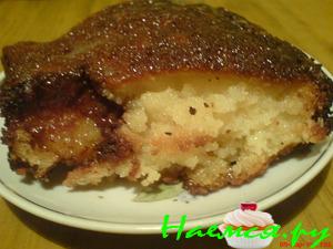 Манный пирог конфетно-карамельный