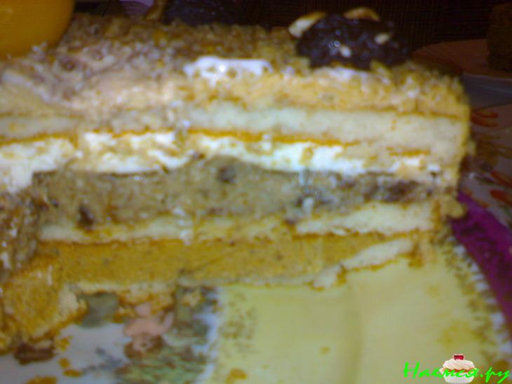 Торт бисквитный "Наслаждение" (с виски)