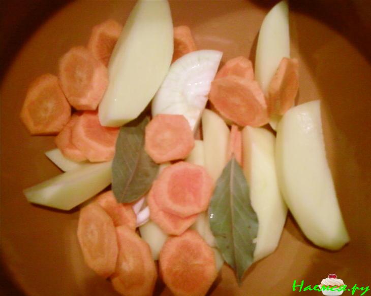 Курица в горшочке с молоком