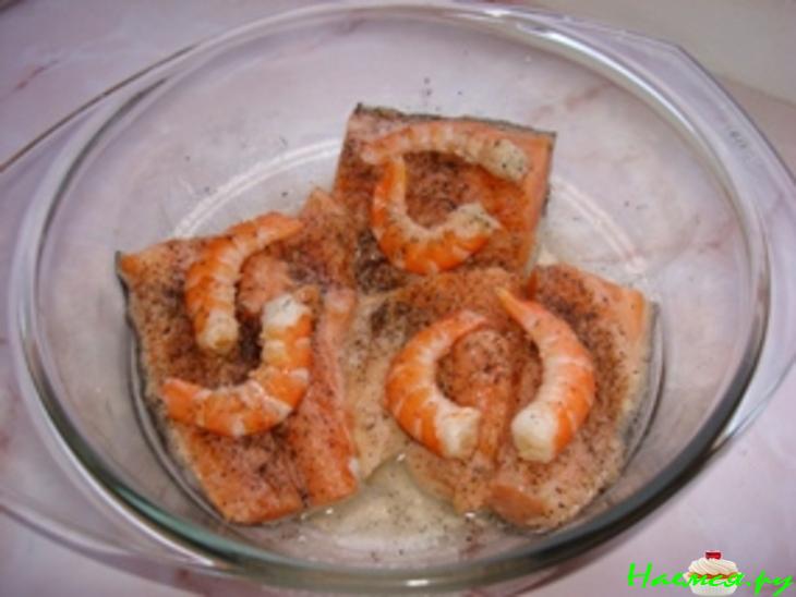 Форель в лимонных сливках