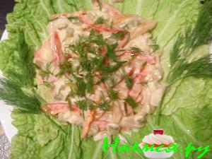 Салат из копчёной скумбрии Салат из копчёной скумбрии