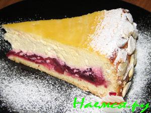 Творожный чизкейк с вишней