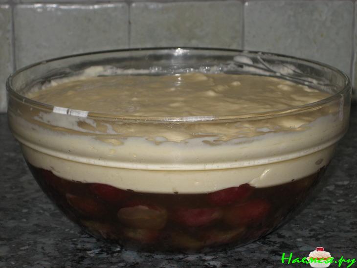 Виноградный торт с желе Виноградный торт с желе